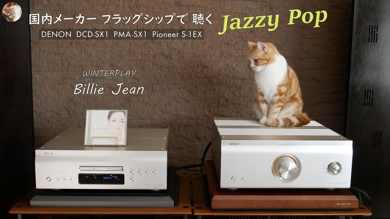 DENON DCD-SX1 PMA-SX1 Pioneer S-1EX で Billie Jean / WINTERPLAY 【オーディオ】【空気録音】#デノン #パイオニア #audiophile
