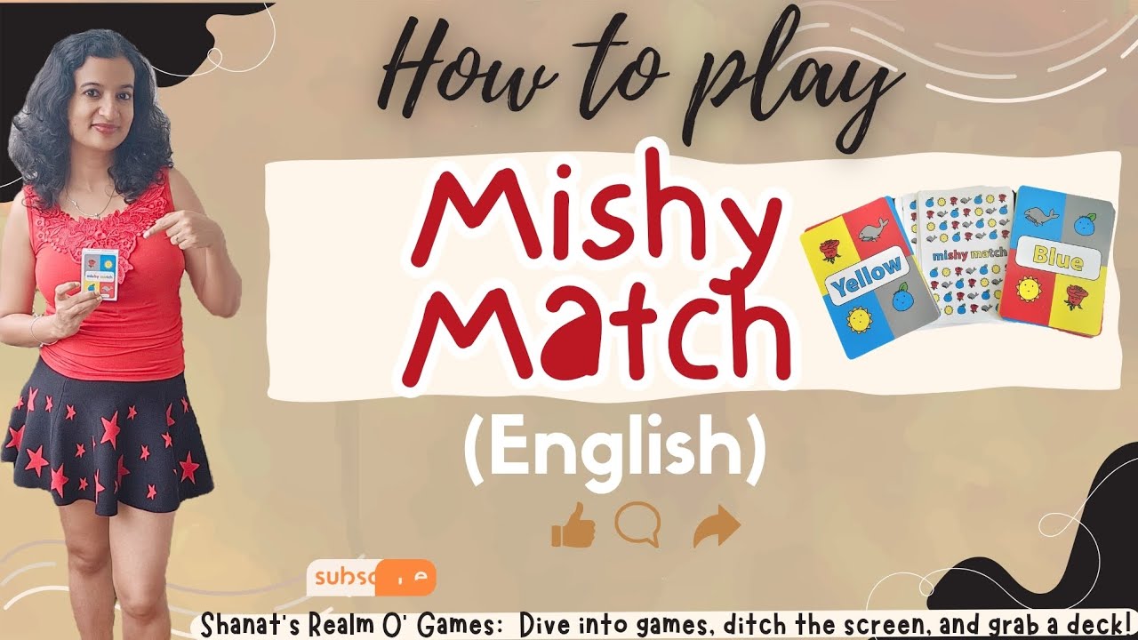 Mishy Match - How to play| English | Family / Friends / Kids /  Group fun game