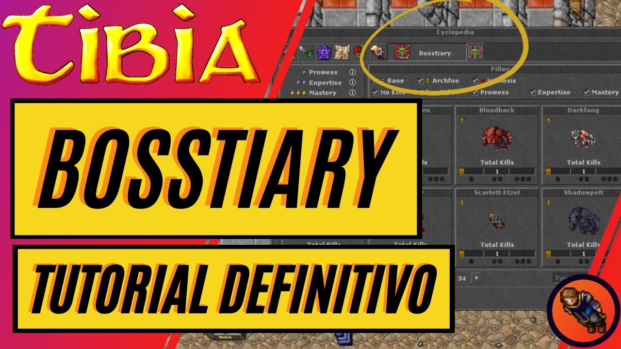 👹[BOSSTIARY NO TIBIA]👹 TUTORIAL COMPLETO