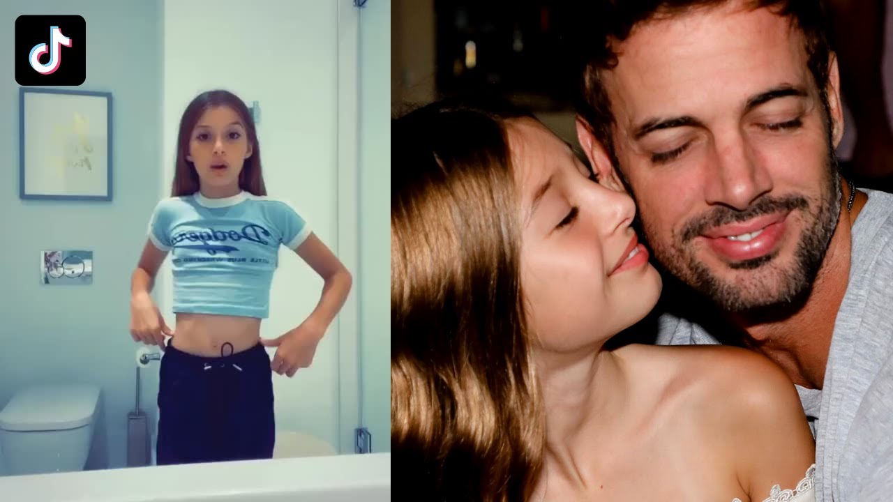 FILHA DE WILLIAM LEVY GRAVA TikTok DANÇANDO NO BANHEIRO LONGE DE SEU PAI [HD]