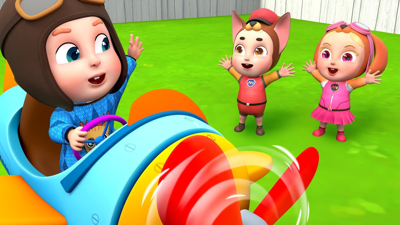 Airplane Song✈️ | We Can Share | My Turn My Turn | Sharing is Caring | Rosoo Nursery Rhymes