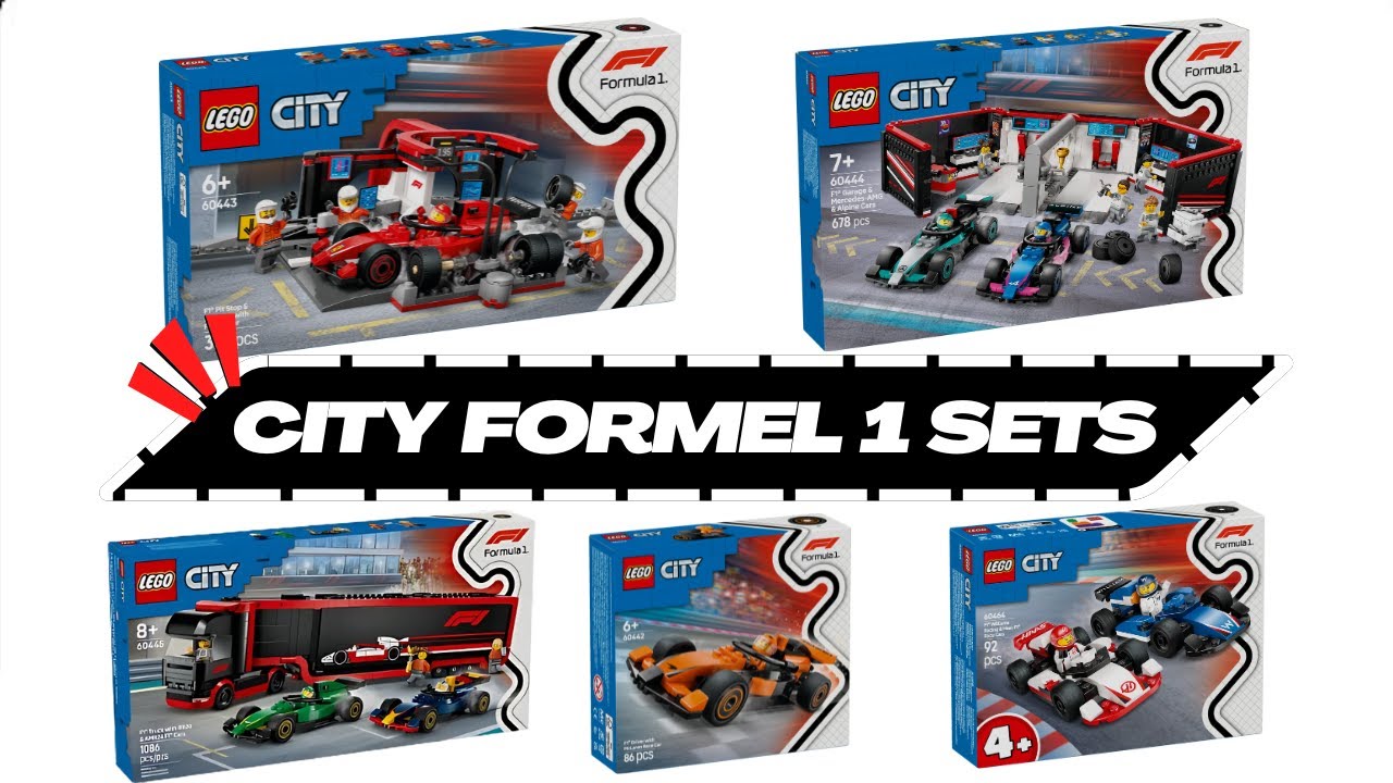 🏎️2025 Formel 1 Sets von LEGO CITY