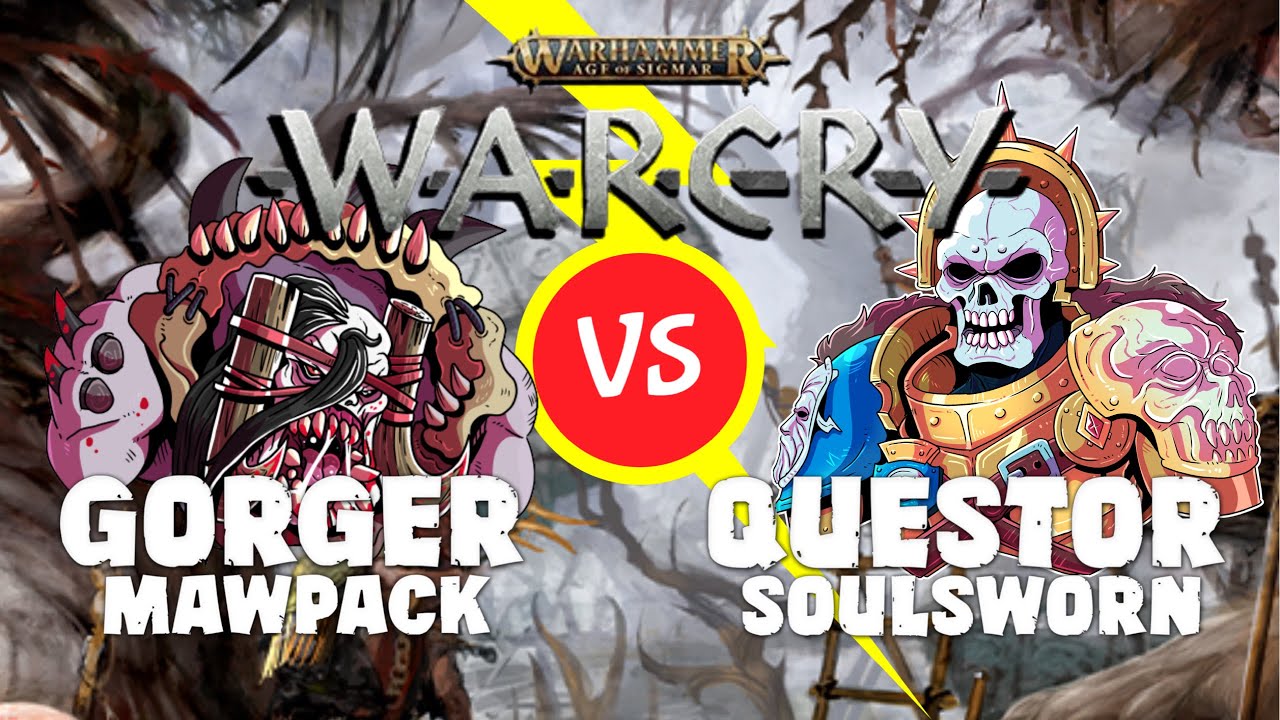 Age of Sigmar Warcry Battle Report: Gorger Mawpack vs Questor Soulsworn