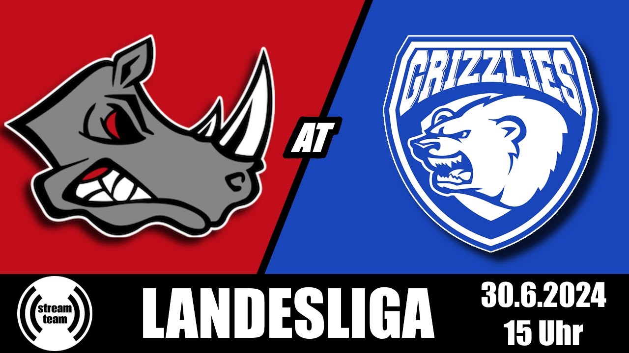 🔴🏈 Herzo Rhinos 𝗔𝗧 Ansbach Grizzlies - Landesliga Bayern - American Football Livestream - AFVBy