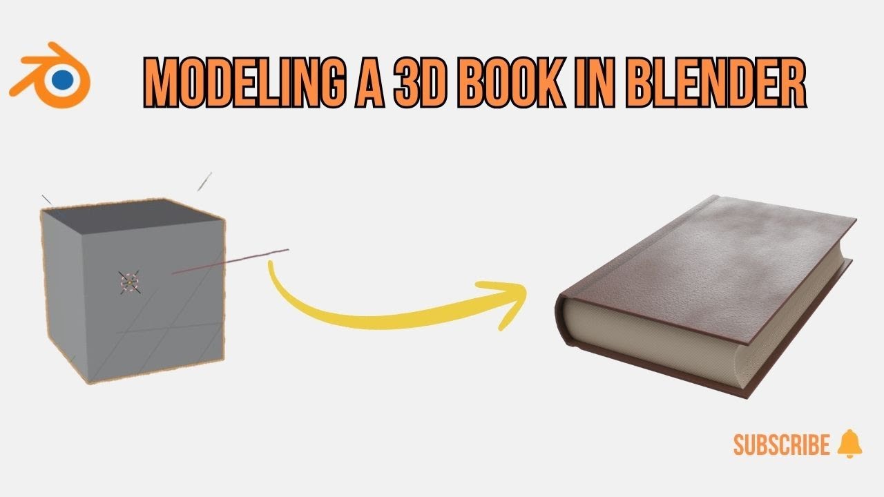 3D book in Blender easy Blender tutorial  #3d #blender3d