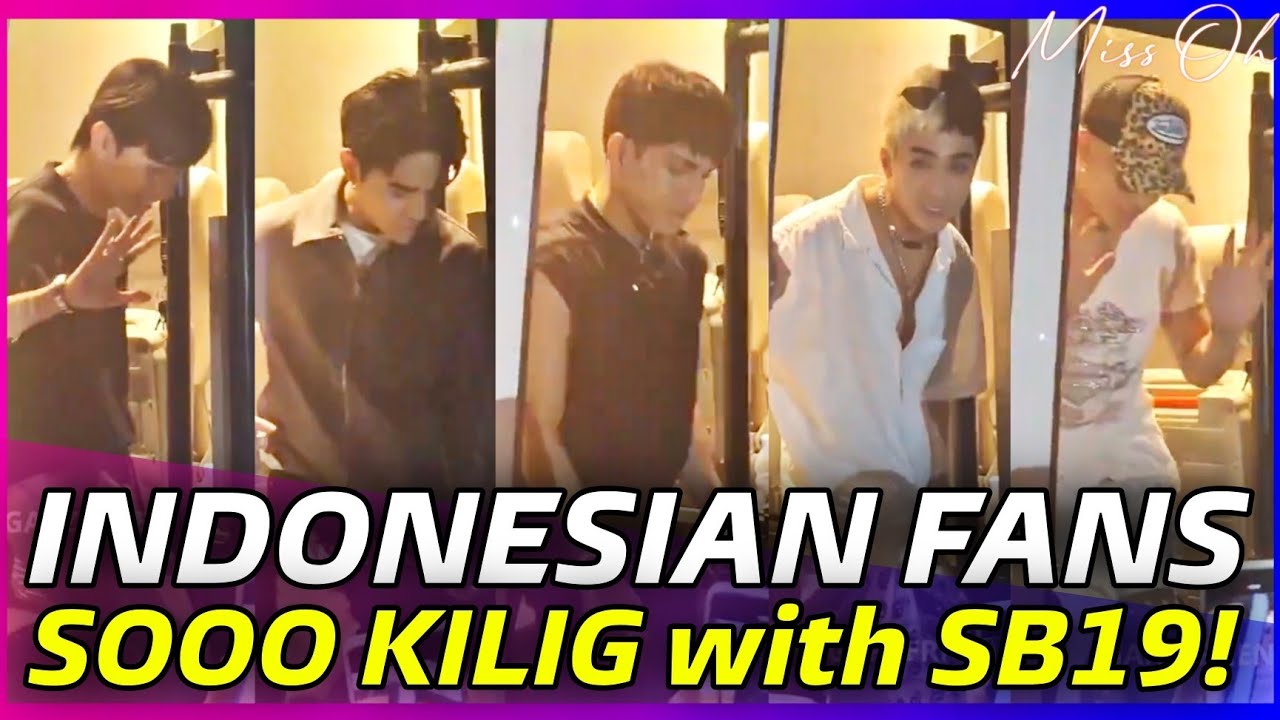 SB19 ARRIVAL for their 3RD EVENT in Indonesia: KAPANLAGI SHOW MEET & GREET!