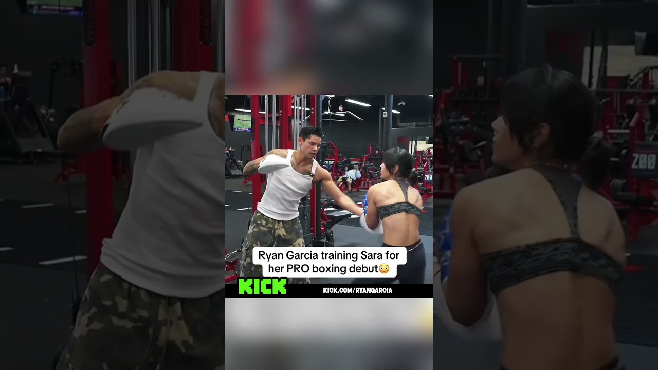 Ryan Garcia is training Sara Saffari for her PRO DEBUT! 😱 
