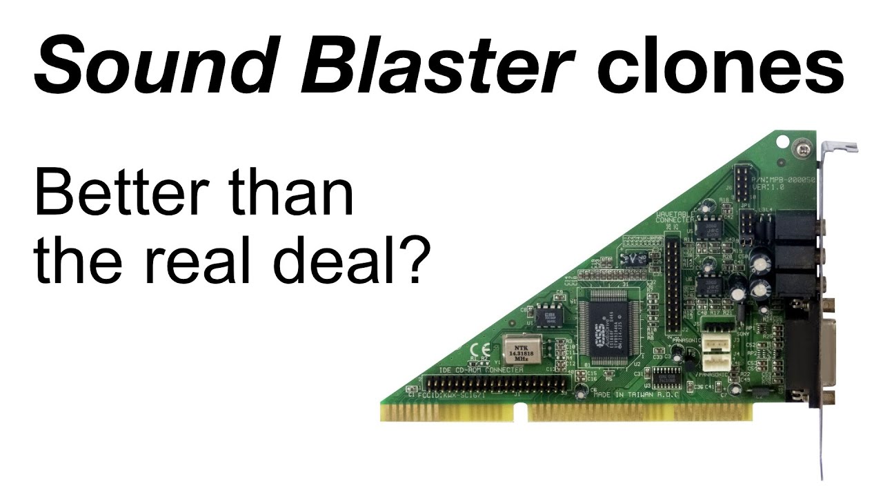 ISA sound cards for DOS gaming (featuring Crystal, ESS and Aztech)