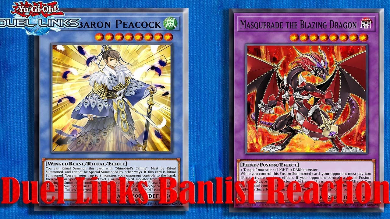 KONAMI NUKED THE META! DUEL LINKS BANLIST REACTION!