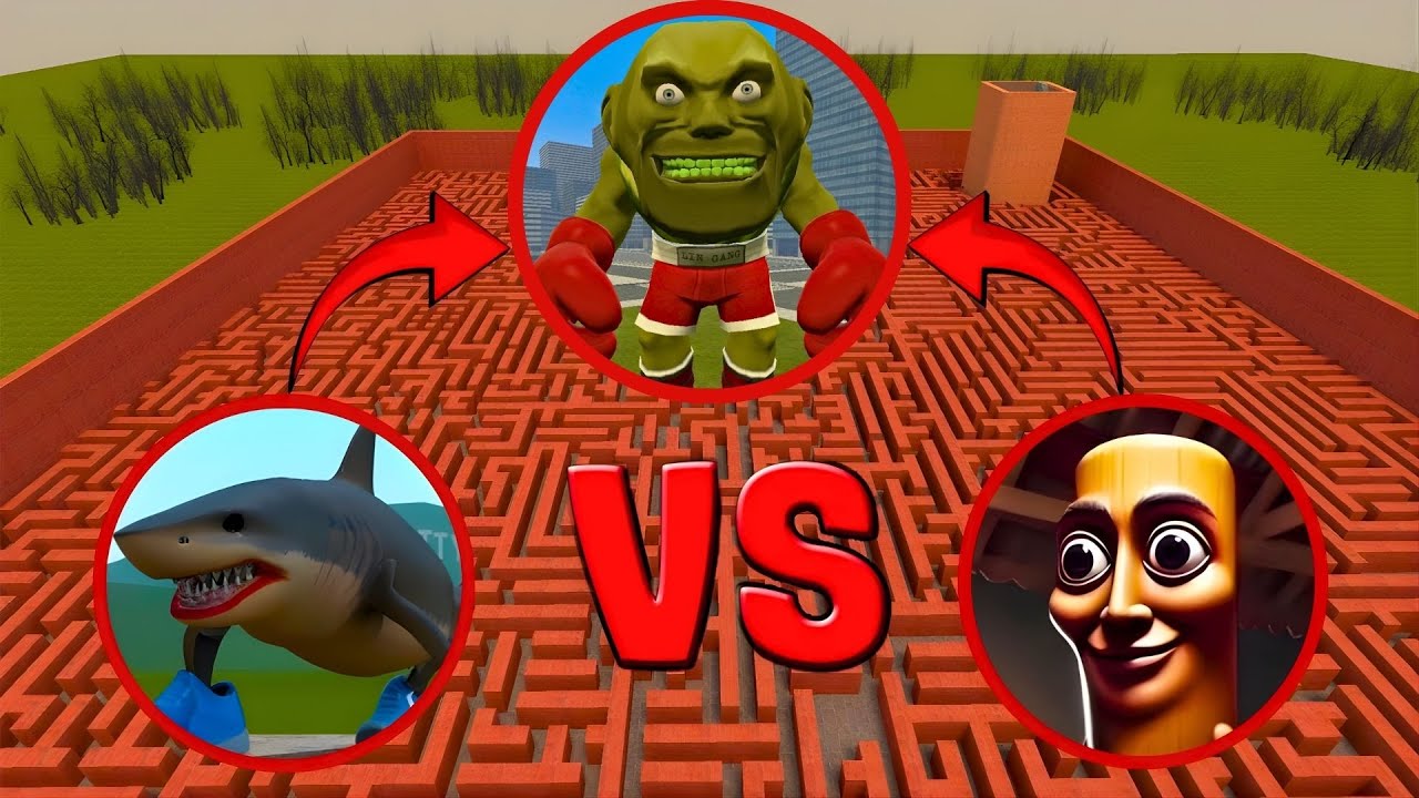 TUNG TUNG SAHUR vs SCP 096 vs SONIC TAPES  Garry’s Mod Epic Battle