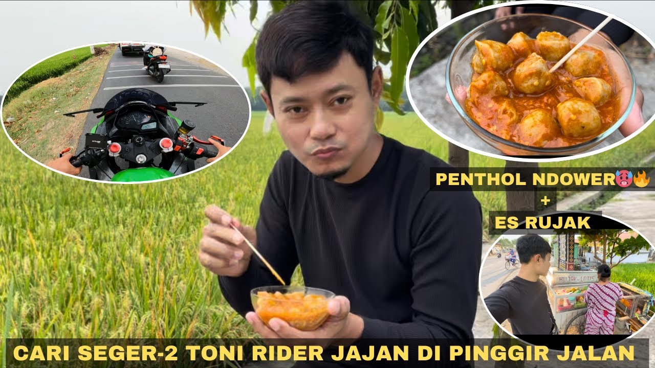 RIDING CARI SEGER-SEGER DI SIANG HARI TONI RIDER JAJAN DI PINGGIR JALAN‼️