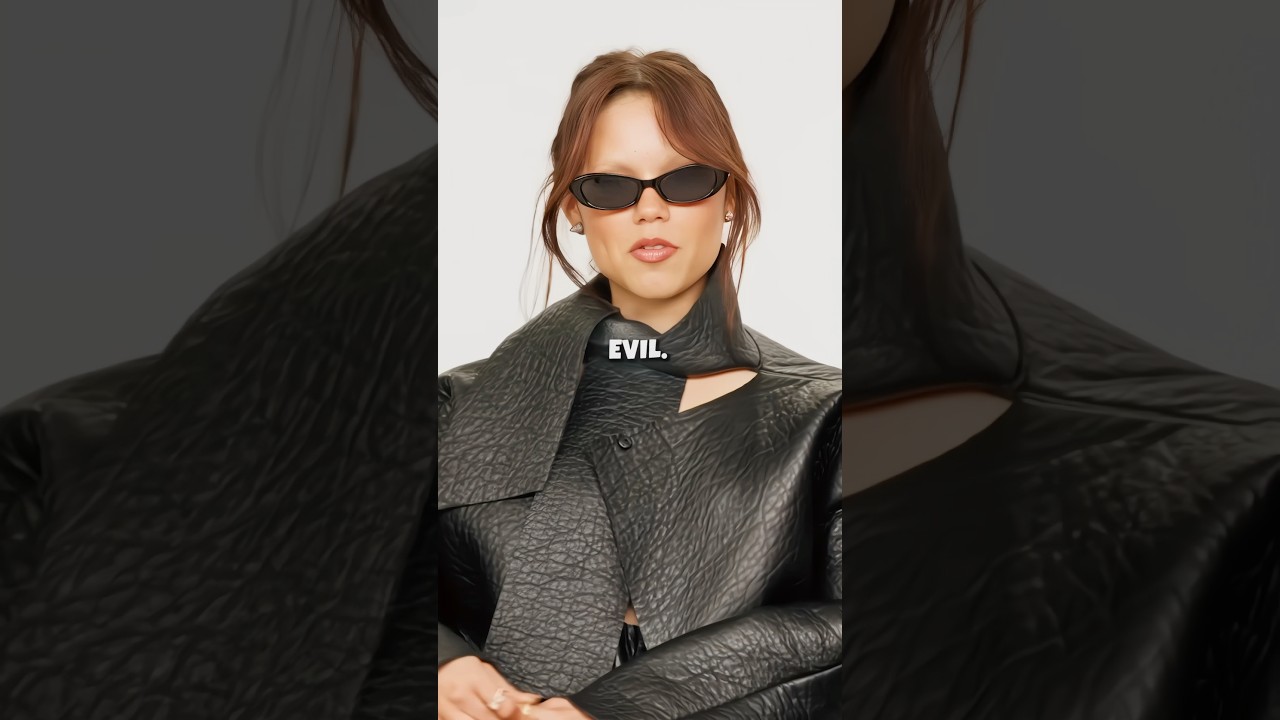 Jenna Ortega on why the &ldquo;D&rdquo; in Wednesday Is Silent&hellip; 🤯😂 #jennaortegawednesday #shorts