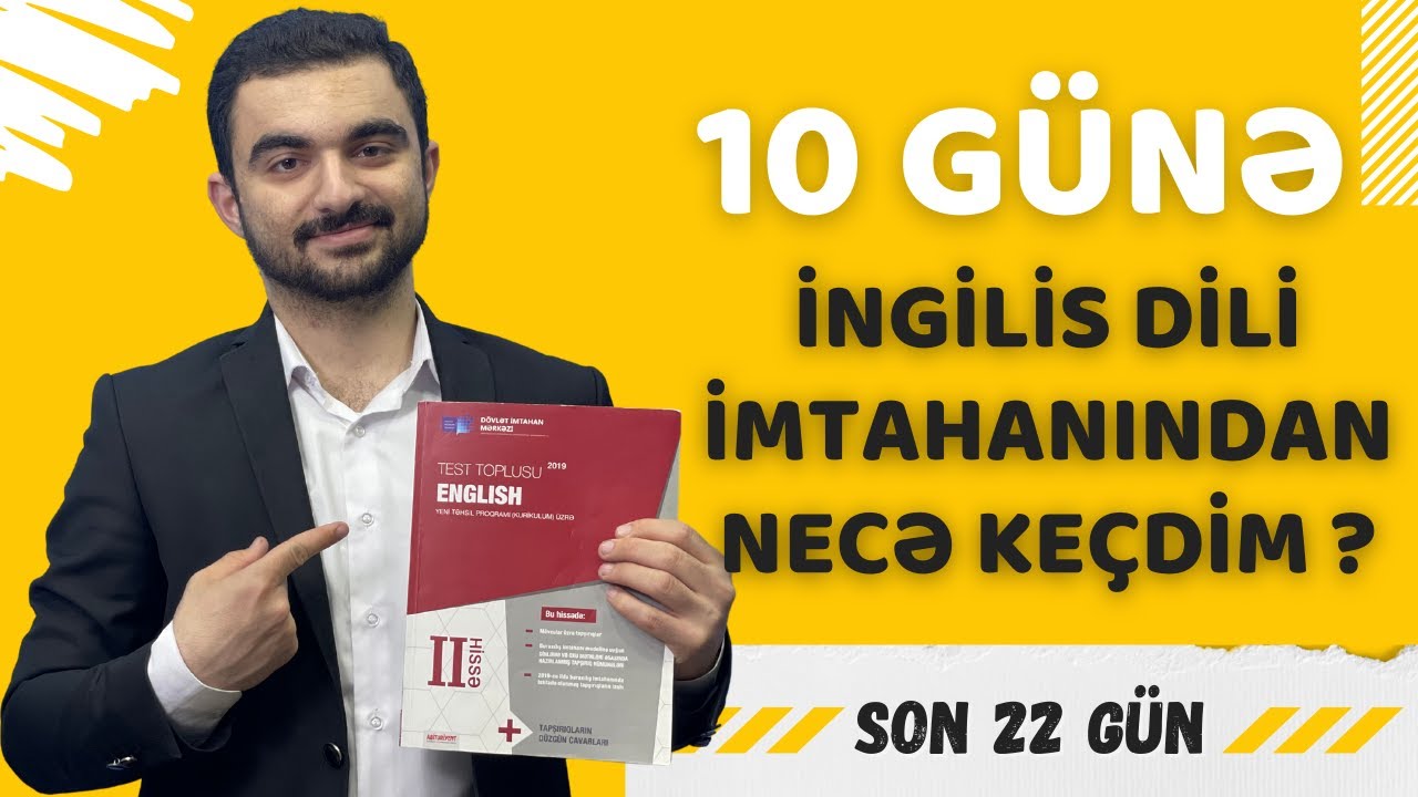10 GÜNƏ İMTAHANDAN NECƏ KEÇMƏK OLAR ?  | MOTİVASİYA