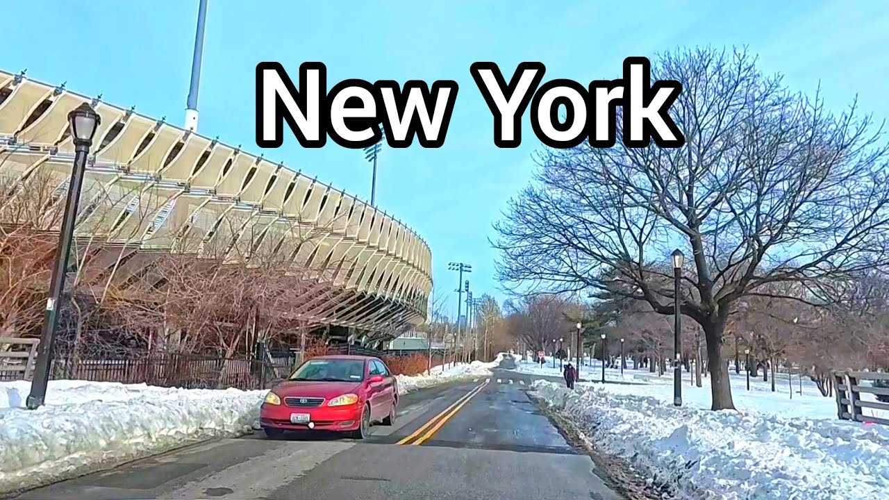 NYC DRIVING FROM CORONA TO FLUSHING MEADOWS CORONA PARK QUEENS NY FEB 2026