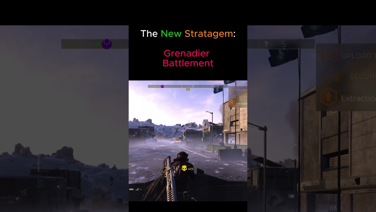 New Stratagem: Grenadier Battlement in Helldivers 2