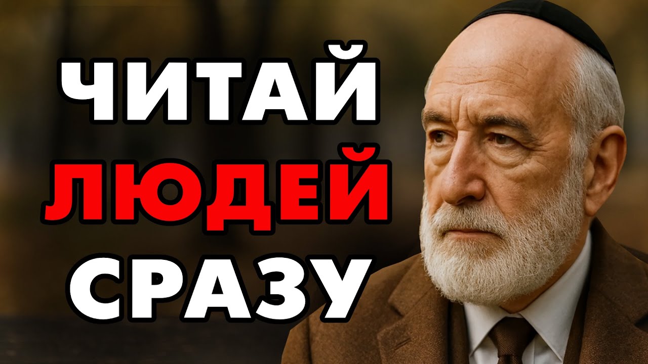 Как раскусить любого человека? Еврейский способ как читать людей молча!