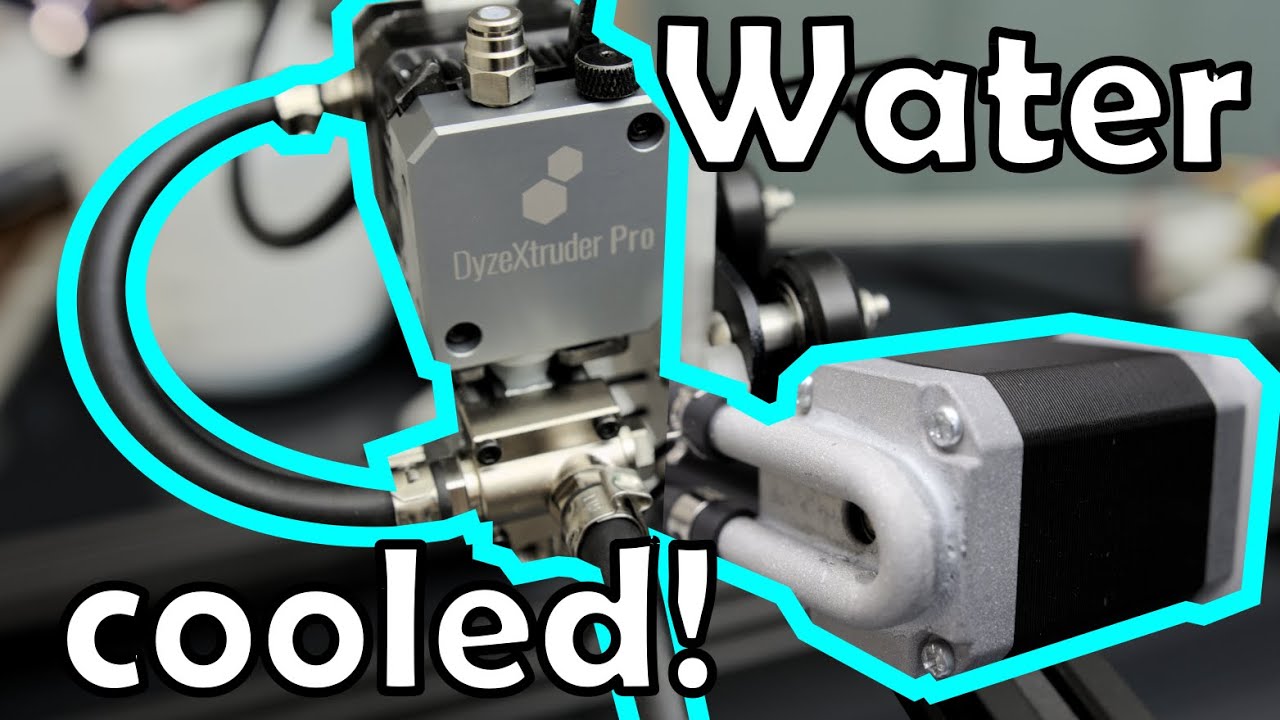 How I made my own water cooling blocks and a added water cooled DyzeDesign pro hotend.