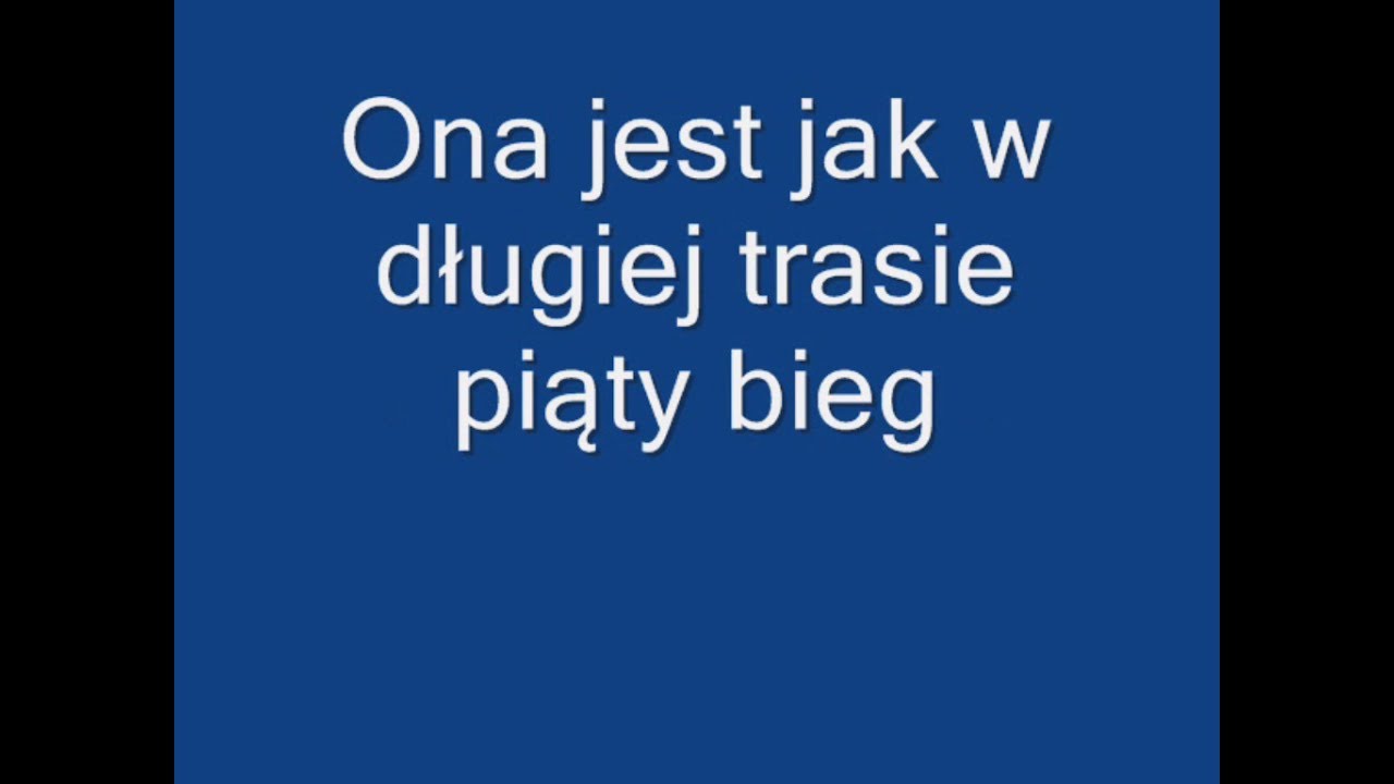 Budka Suflera - Piąty bieg Tekst