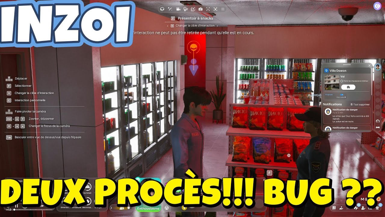 Let's play [INZOI NOEL] Des Bug partout???DEUX Procès??? JE SUIS INOCCENT!!  !#7