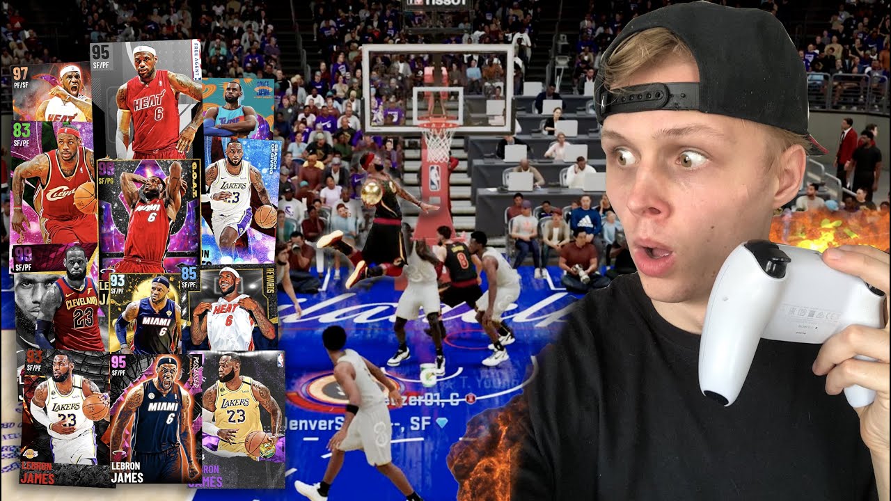 I Got a CONTACT DUNK With EVERY Lebron James Card in NBA 2K21...