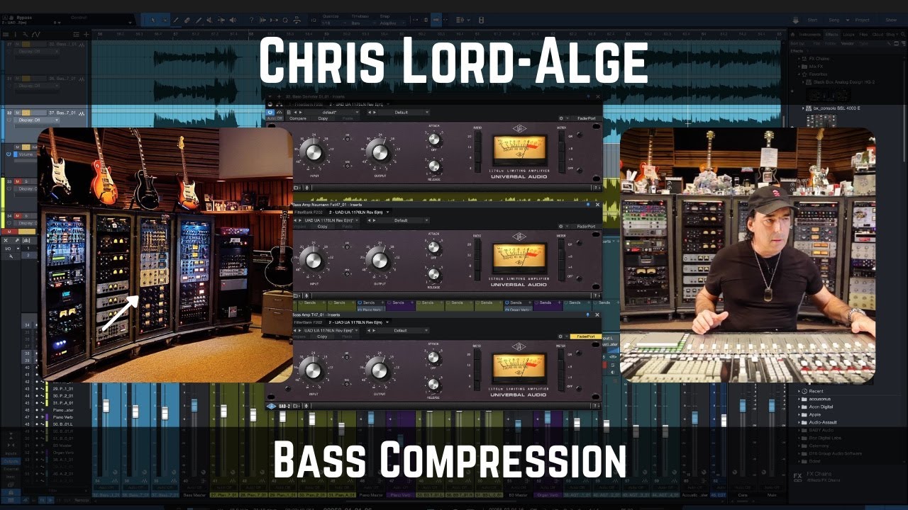 Chris Lord-Alge Bass Compression | CLA's Settings for Level, Controlled Bass