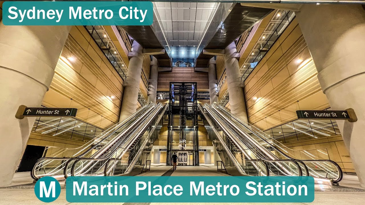 Transport for Sydney Vlog 861: Martin Place Metro Station - Sydney Metro City
