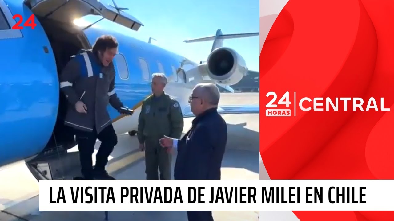 Las frenéticas horas de Javier Milei en Chile | 24 Horas TVN Chile