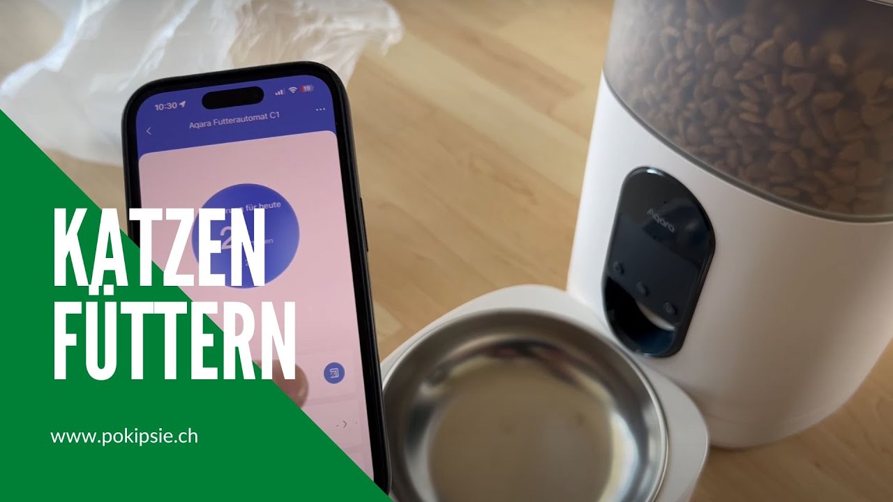 Die Katze via Smartphone füttern: Aqara Smart Pet Feeder C1 | Deutsch | 4K