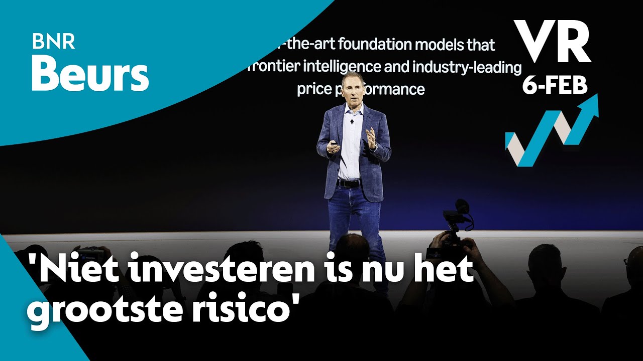Amazon investeert 200 miljard in AI en cloud: beleggers schrikken | BNR Beurs