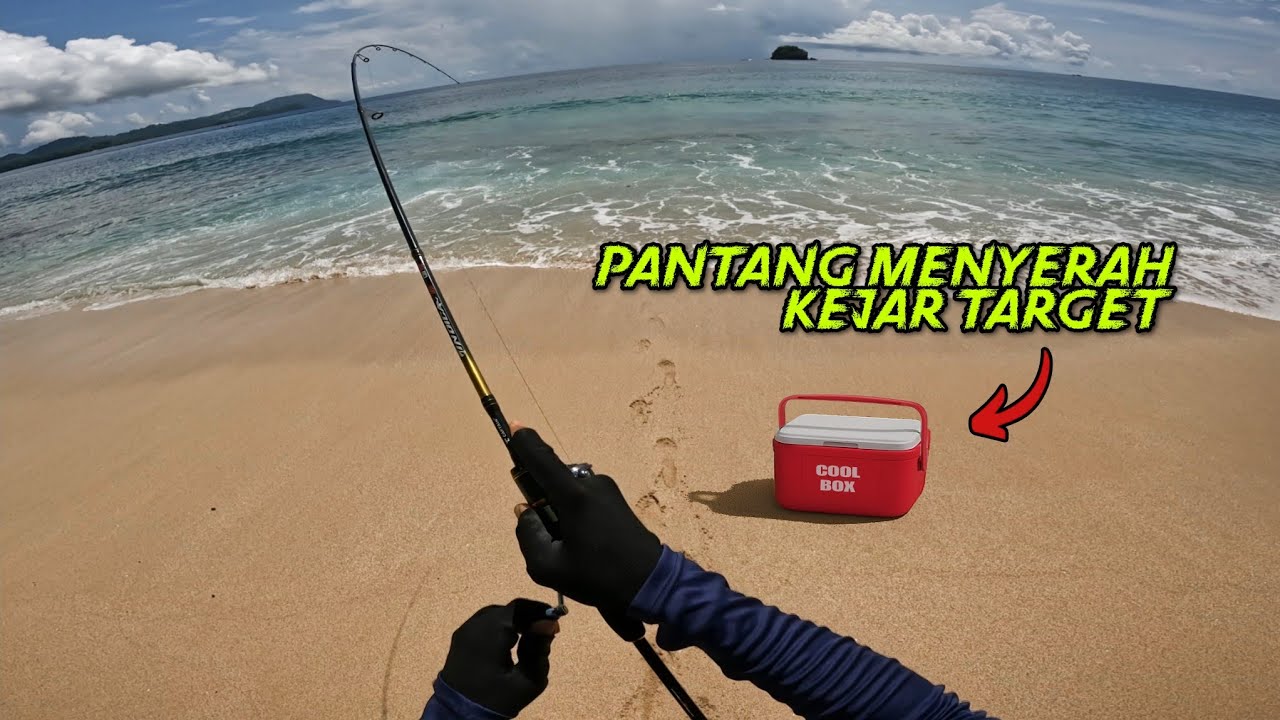 Kejar Target !!! Mancing UL casting pakai minnow dan microjig pinggir pantai. Ikan untuk keluarga.