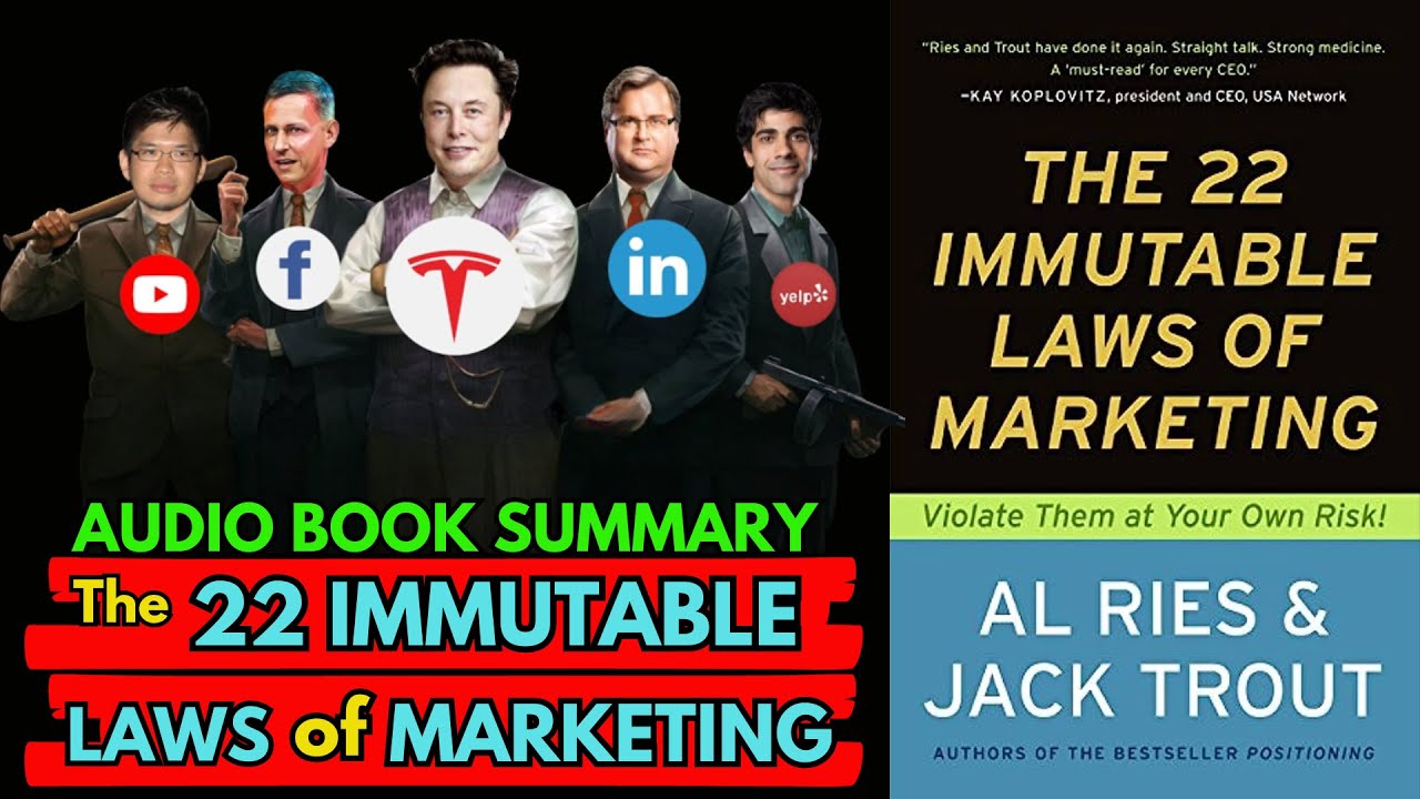 The 22 Immutable Laws of Marketing by Jack Trout Book Summary| AudioBook