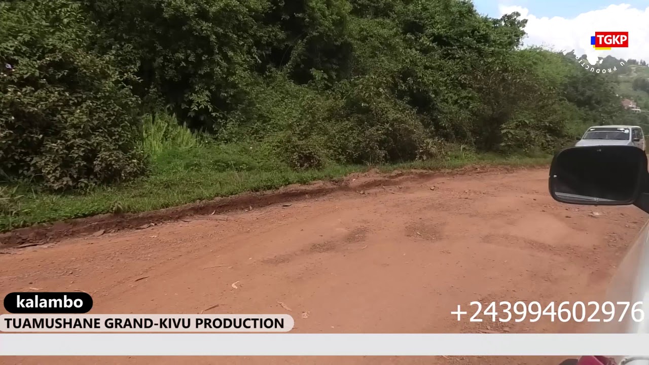 Voici la route qui mène à Kalambo de Bukavu.