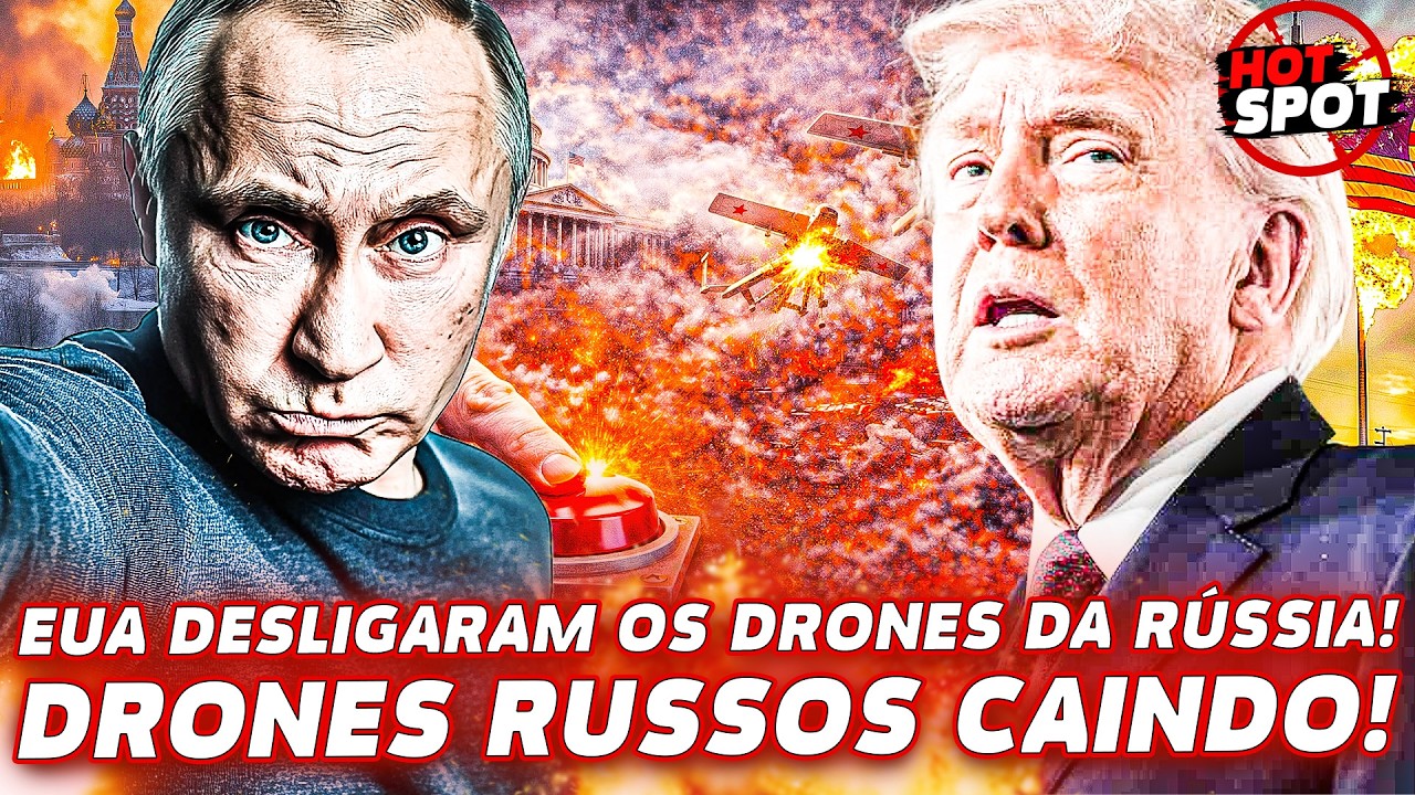 🔥 EUA cortaram o sinal dos drones russos AO VIVO! Um clique! E eles CAEM do céu! | Ponto Quente