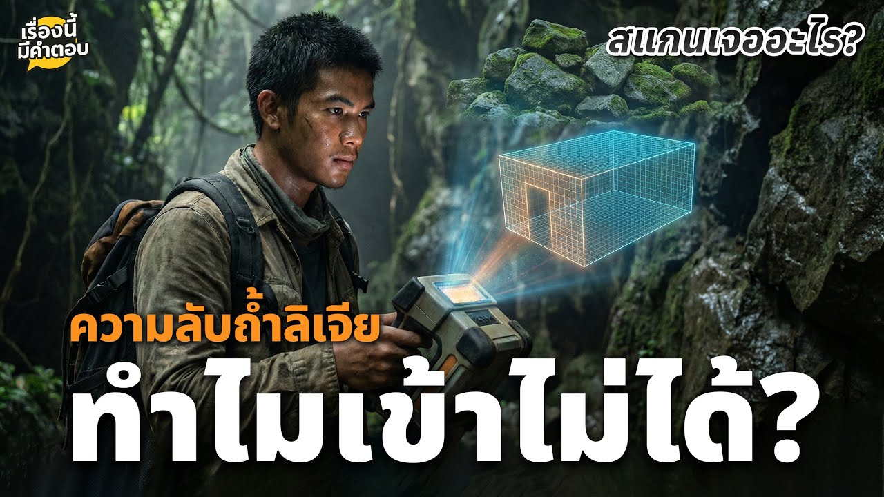 ทองคำที่สาบสูญ | สแกนถ้ำลิเจียตามล่า 'ขุมทรัพย์ทหารญี่ปุ่น' หลักฐานวิศวกรรมใต้ดินที่นานกว่า 80 ปี