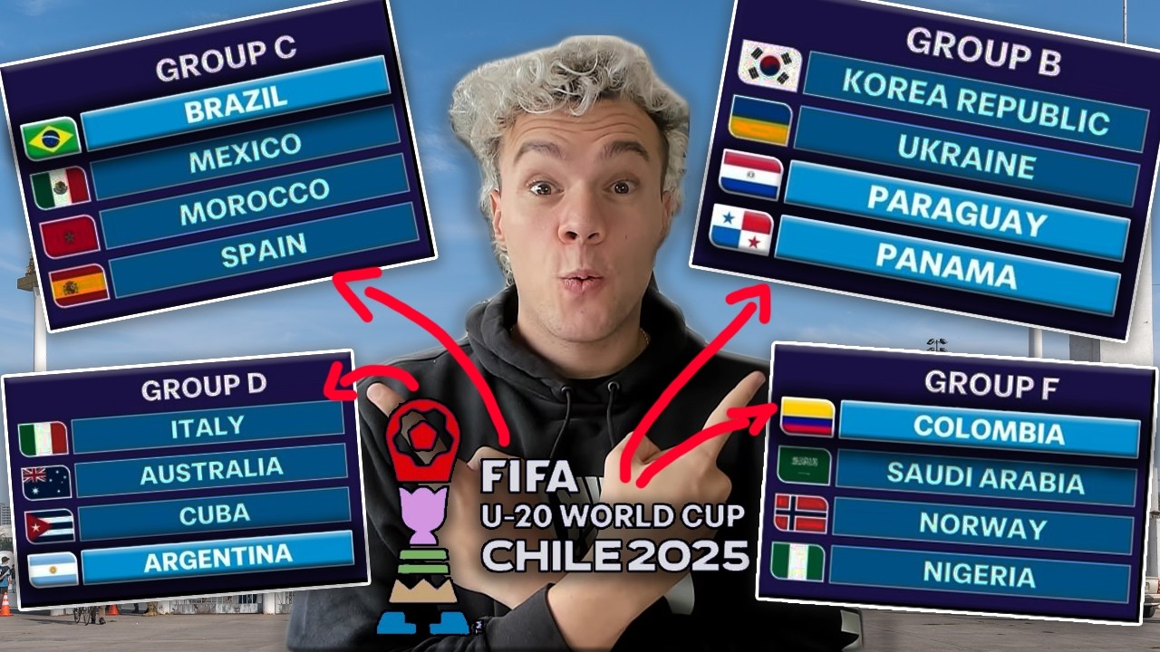 así QUEDARON los GRUPOS del MUNDIAL sub 20 🏆 REACCIÓN 🇦🇷