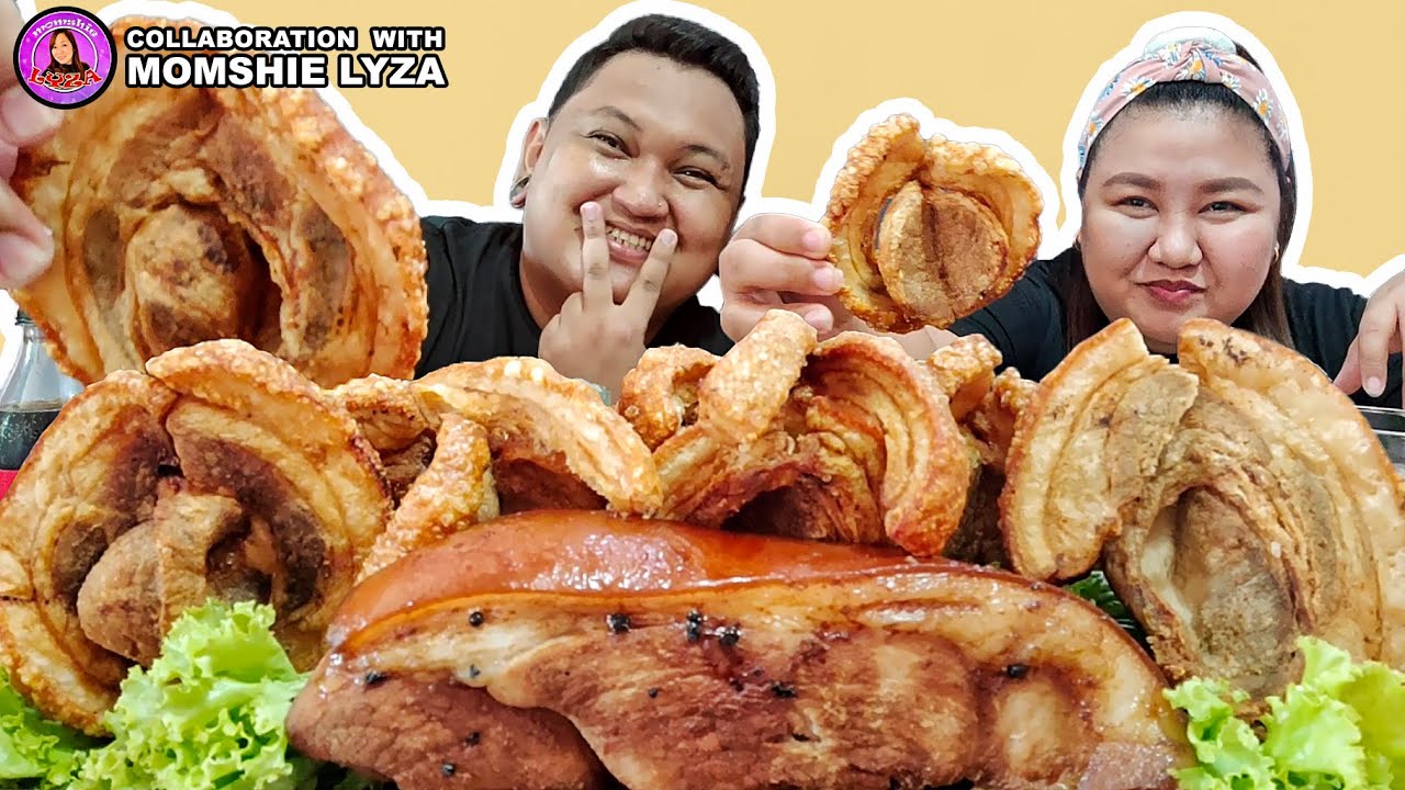 CRISPY PORK BUTTERFLY CUT MUKBANG COLLAB w/ @MomShieLyZa