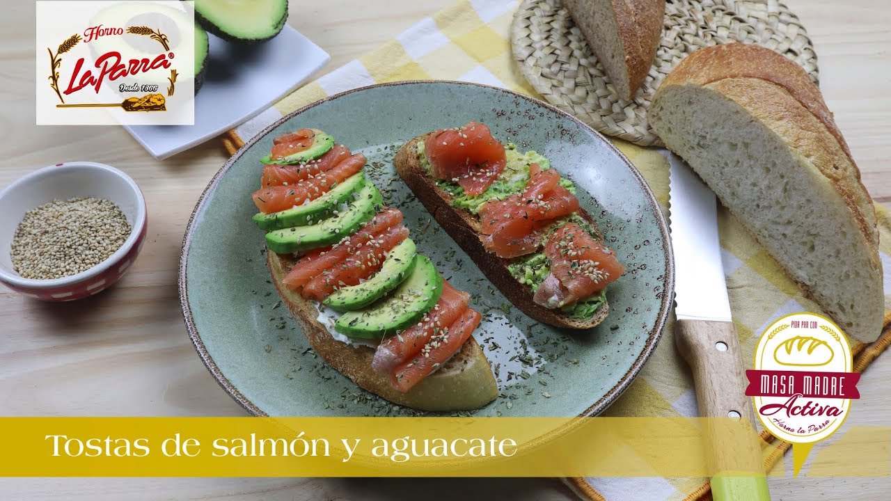TOSTA DE  SALM&Oacute;N  Y AGUACATE