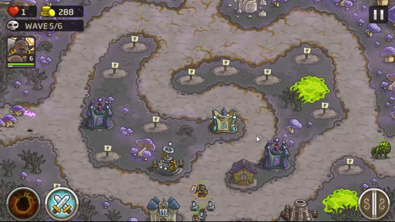 Kingdom Rush - FUNGAL FOREST - Heroic - Veteran (Hard)