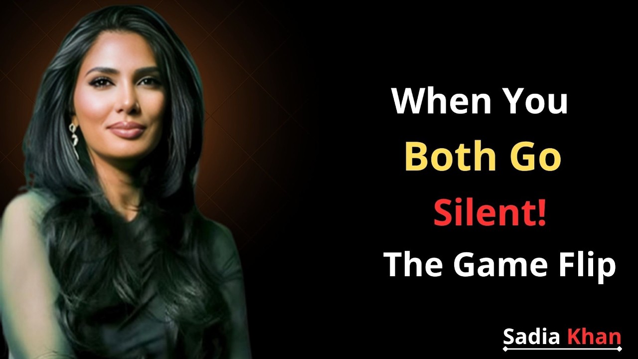 When You Both Stop Contacting Each Other    Real Game Begins || psychology Sadia Khan Speech