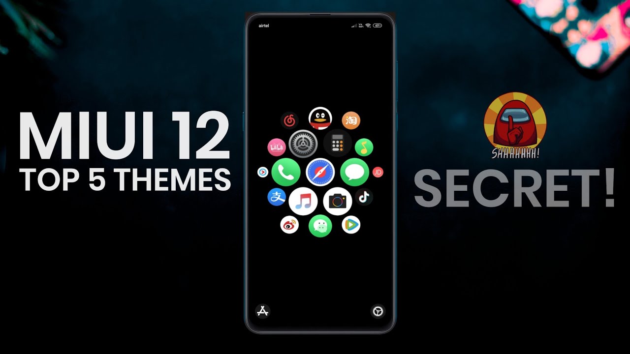 Top 5 Secret ⚡⚡ MIUI 12 Premium Themes | MIUI 12 Themes that Shocked Me 😱