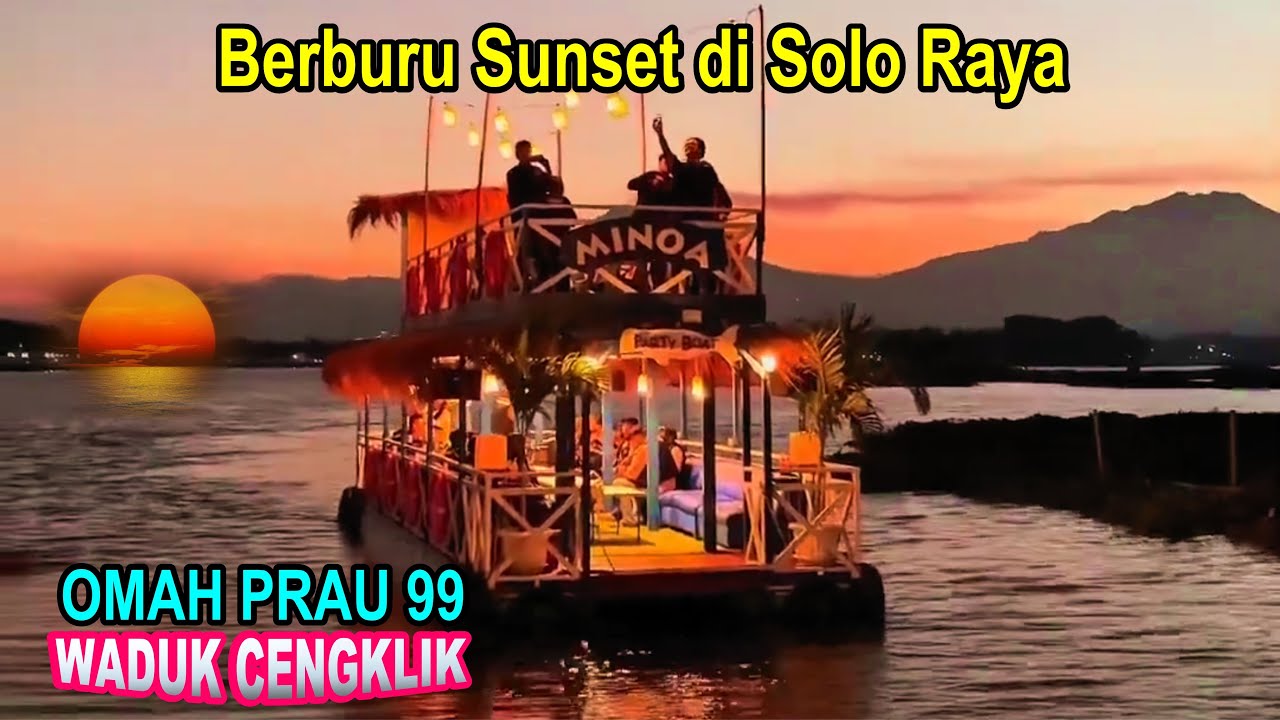 Spot Tercantik Berburu Sunset di Waduk Cengklik