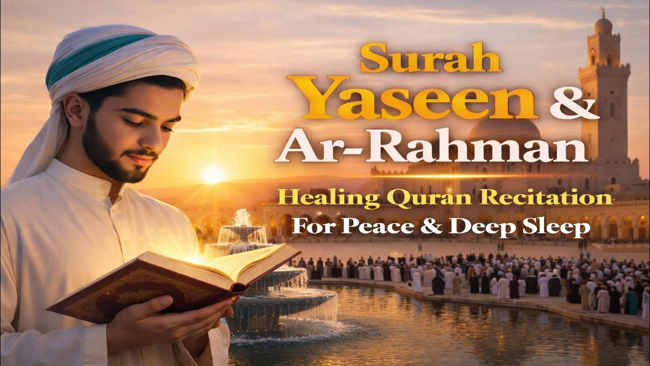 Surah Yasin (Yaseen) & Surah Ar Rahman | Beautiful Quran Recitation for Peace , Healing & Deep Sleep