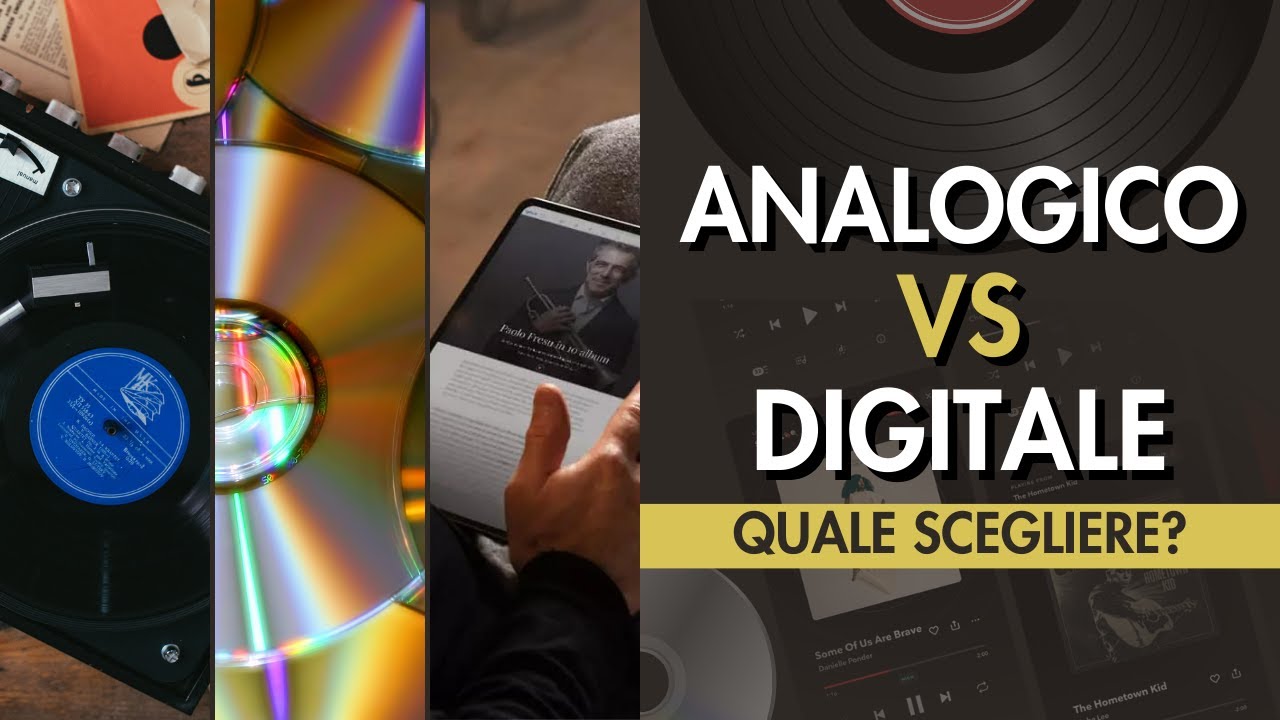 ANALOGICO e DIGITALE a Confronto: Vinile, CD e Musica Liquida