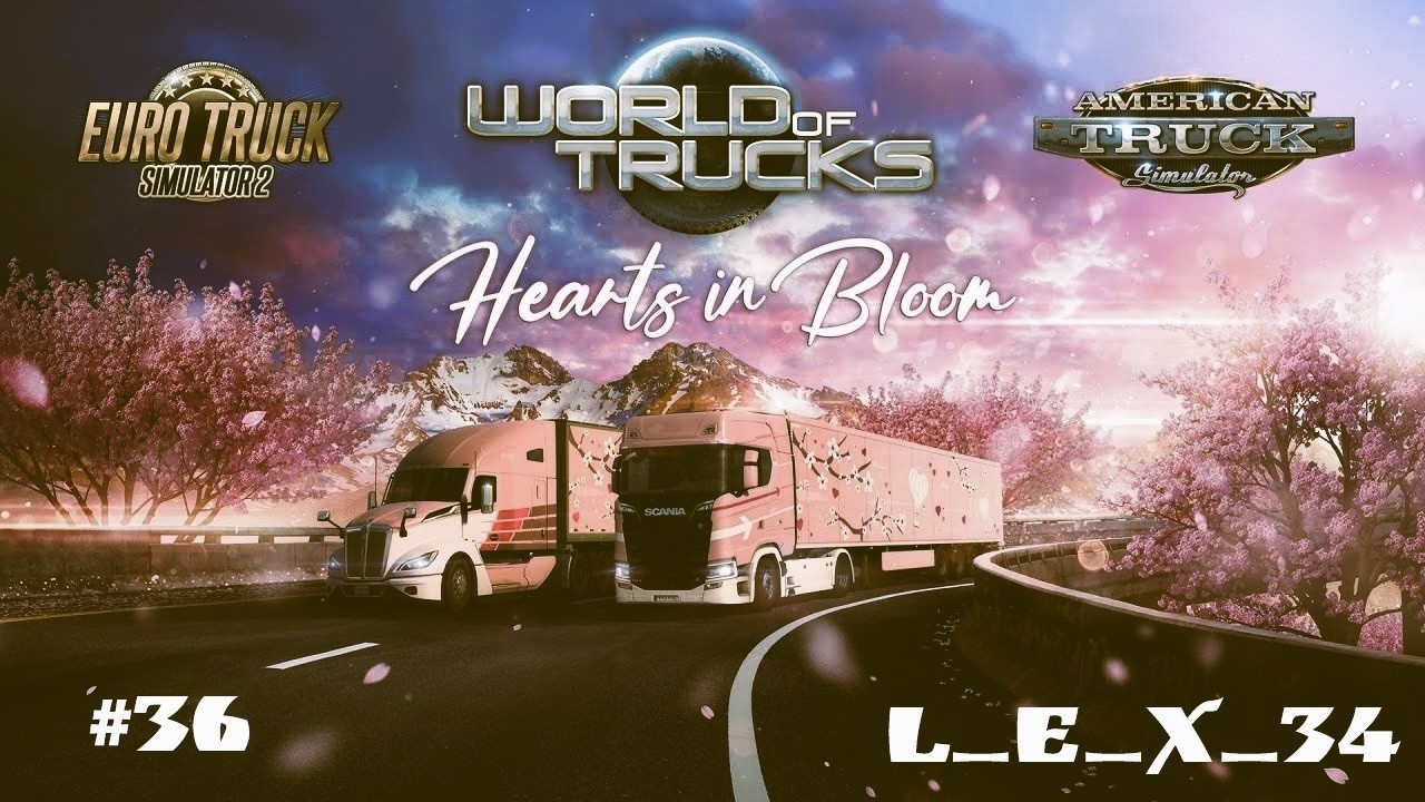 #36 Евро Трек Симулятор 2 / Euro Truck Simulator 2 - Hearts in Bloom  (Delivery event)
