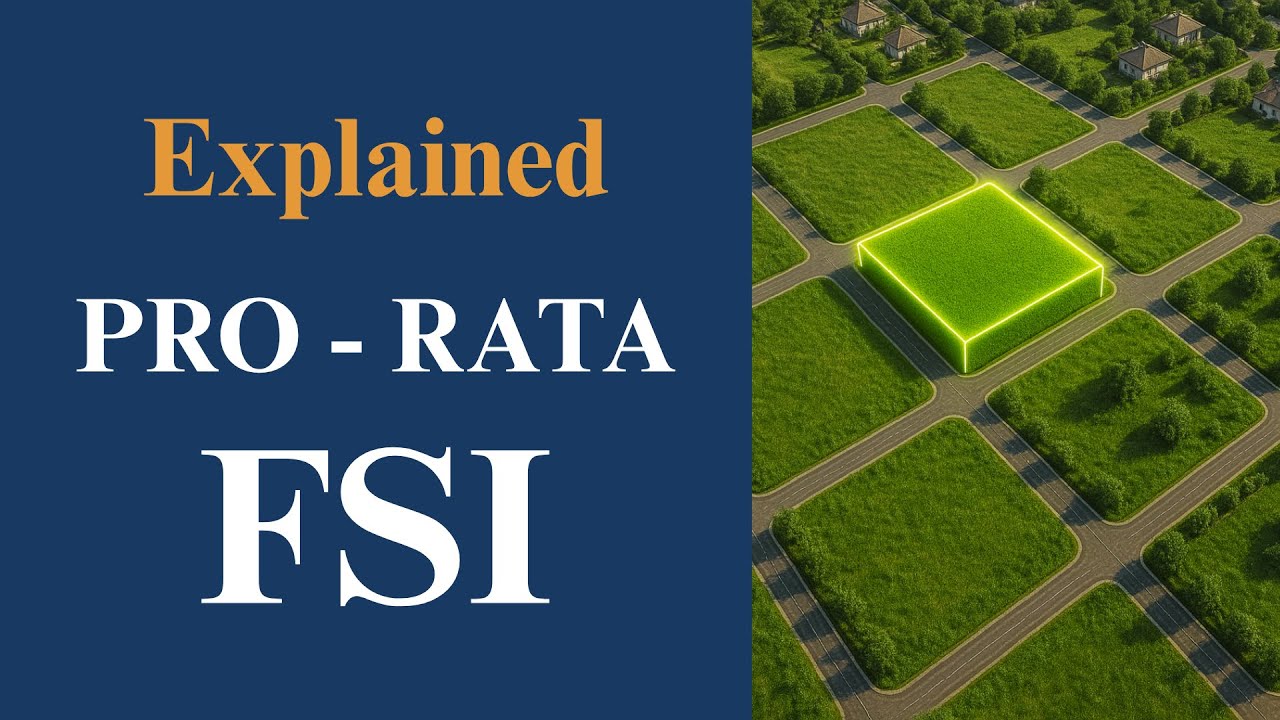What is Pro Rata Factor for #FSI ? II Why it is needed? II with hypothetical example @MahaTPC