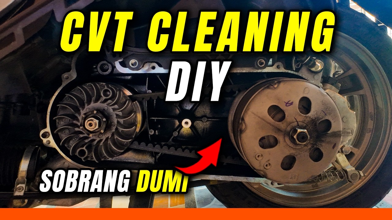 DIY CVT Cleaning ng Burgman EX | Grabe ‘Yung Dumi sa Loob!