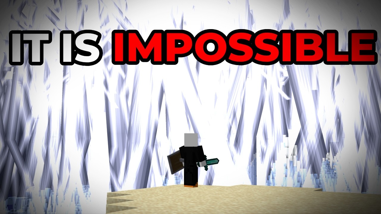 I Beat Hardcore Minecraft With The WORST Possible Luck
