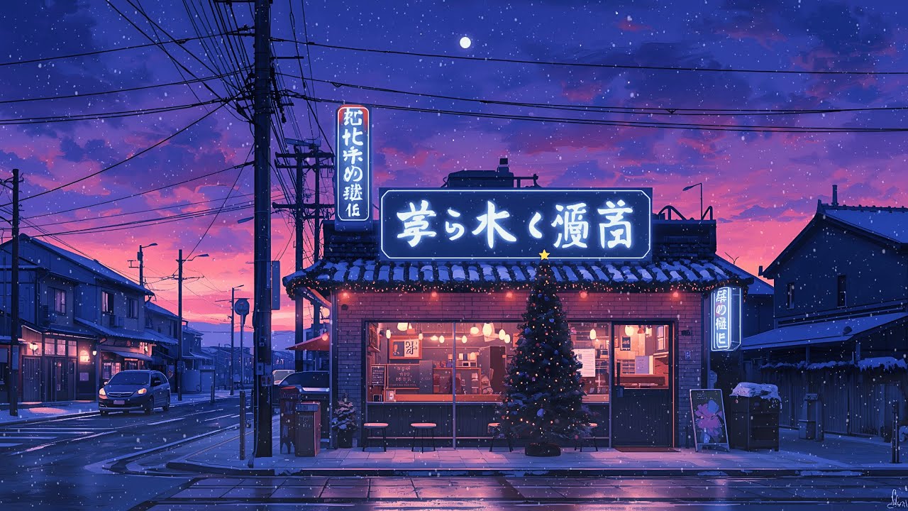 Soft Winter Snow Lofi — Peaceful Chill Beats for Sleep