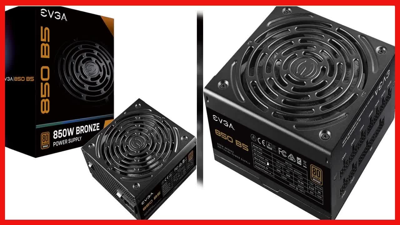 EVGA 850 B5 Power Supply Review: Reliable, Quiet, and Fully Modular 850W Bronze PSU