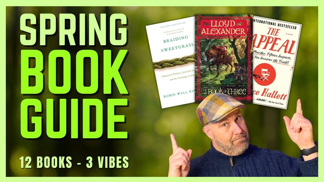 Spring Reading Recommendations - 12 Books, 3 Vibes, 1 List.